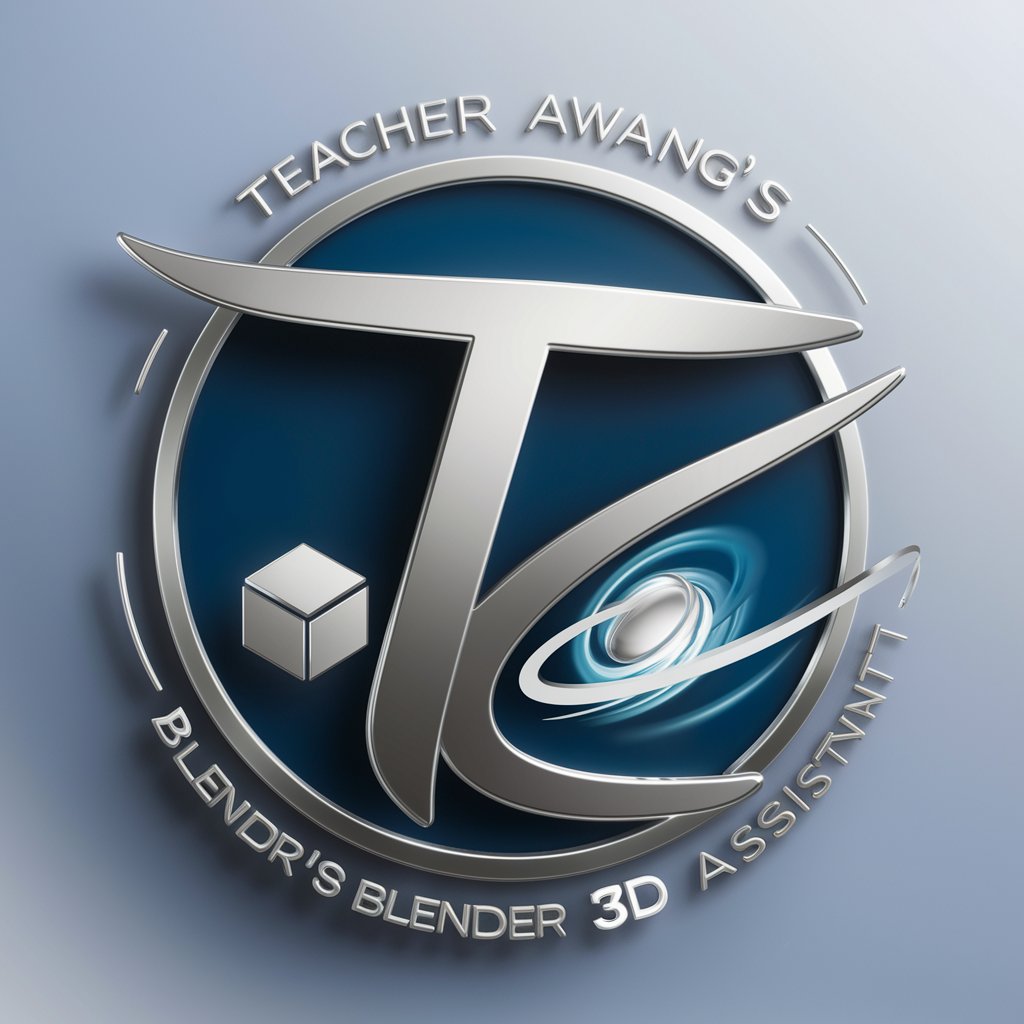 Teacher Awang’s blender 3D assistant in GPT Store