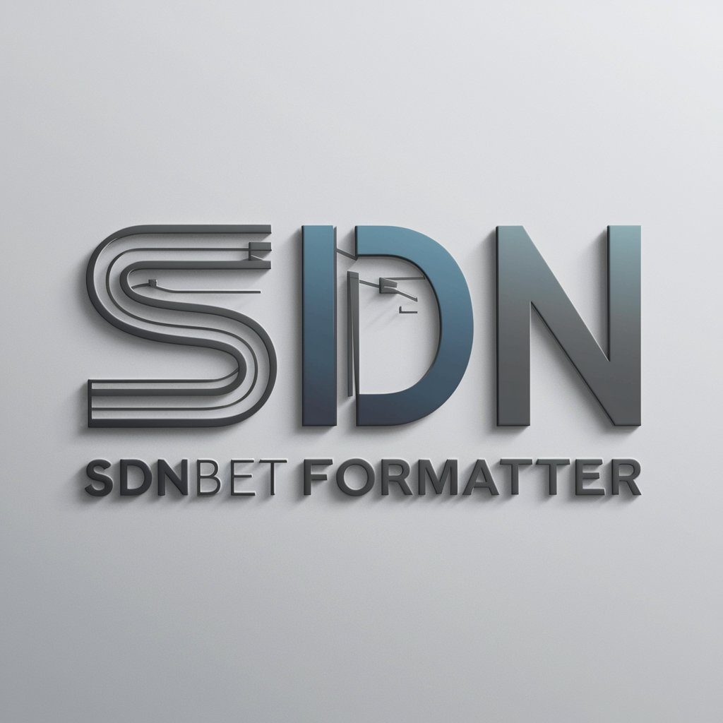 SDN Bet Formatter in GPT Store