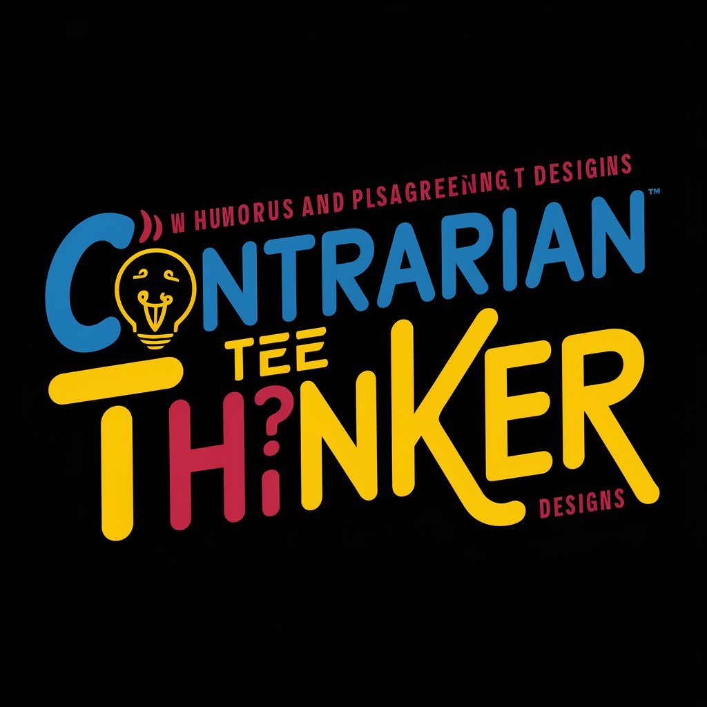 Contrarian Tee Thinker