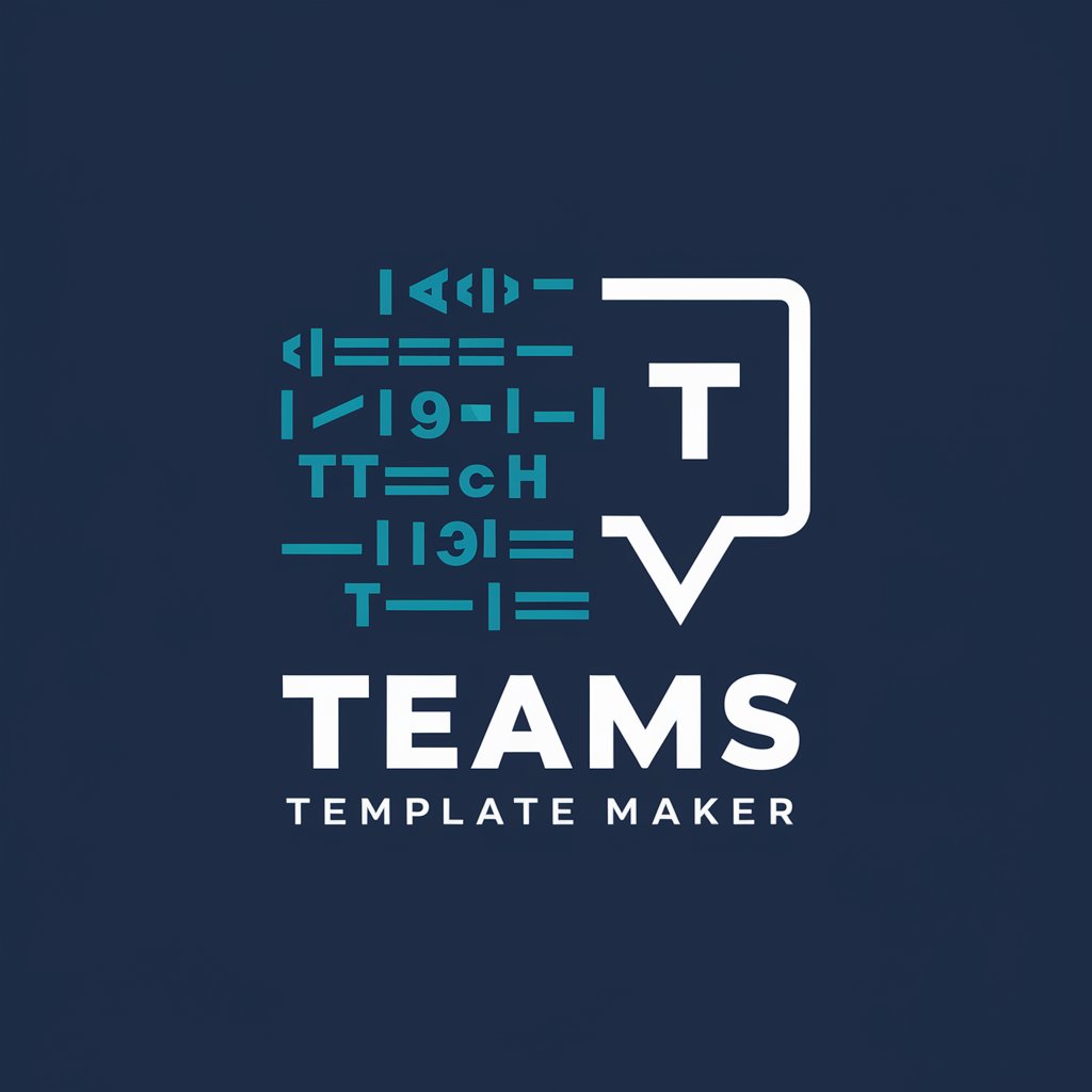 Teams Template Maker in GPT Store