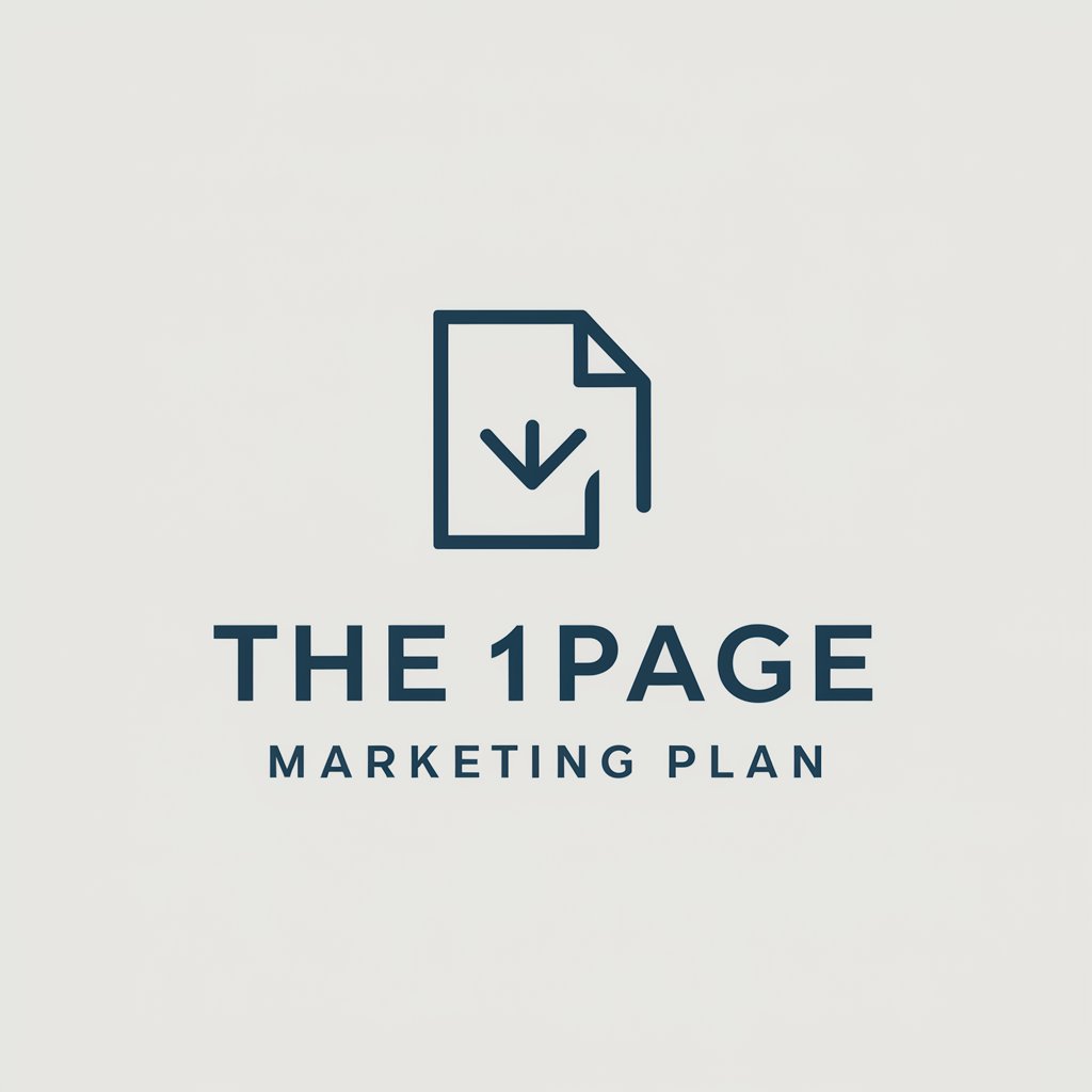 The 1-Page Marketing Plan in GPT Store