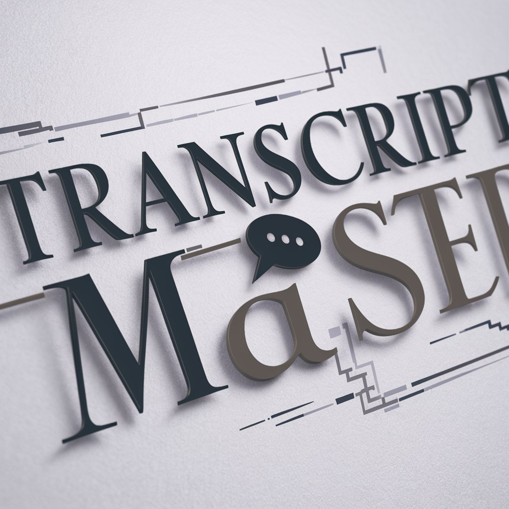 Transcript Master in GPT Store