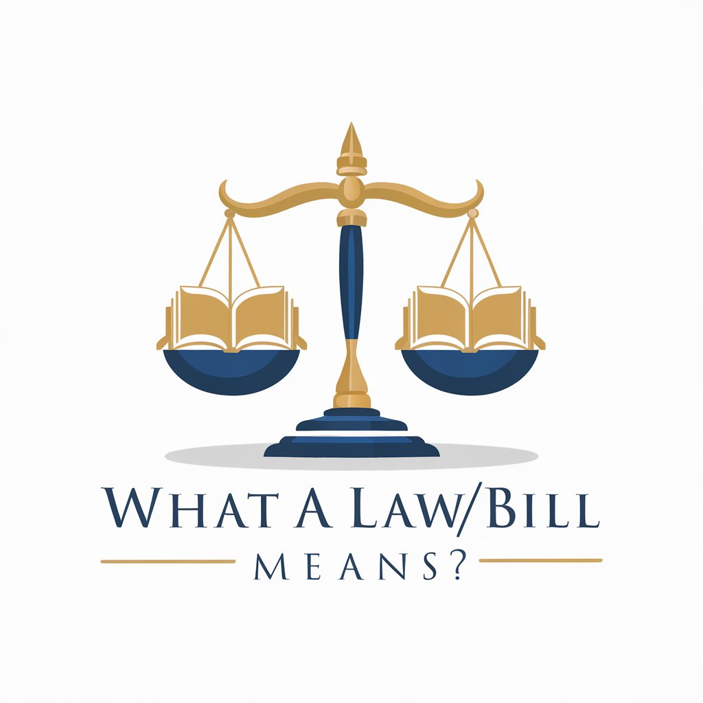 What a Law/Bill means?