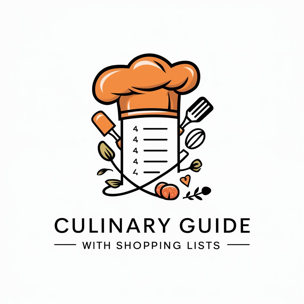 Culinary Guide with Shopping Lists