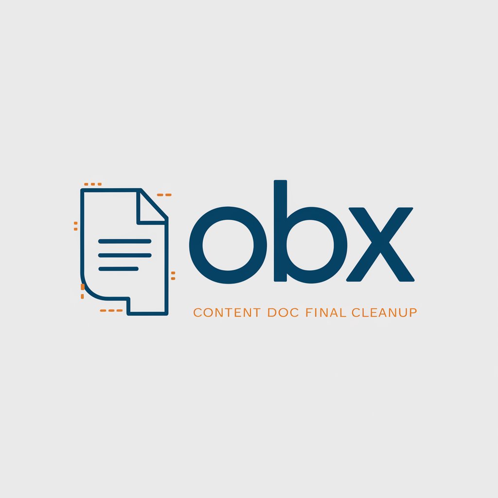 OBX | Content Doc Final Cleanup in GPT Store