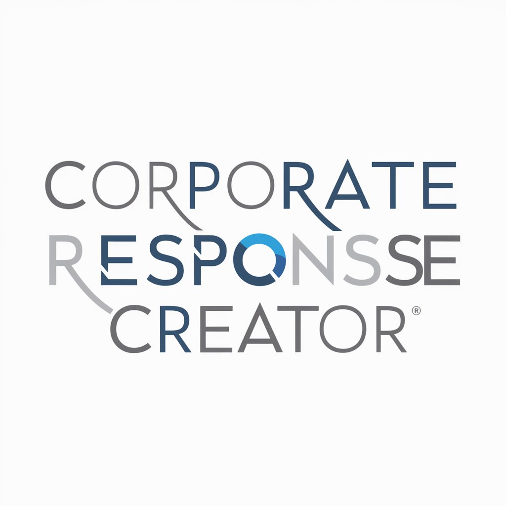 Corporate Response Creator in GPT Store