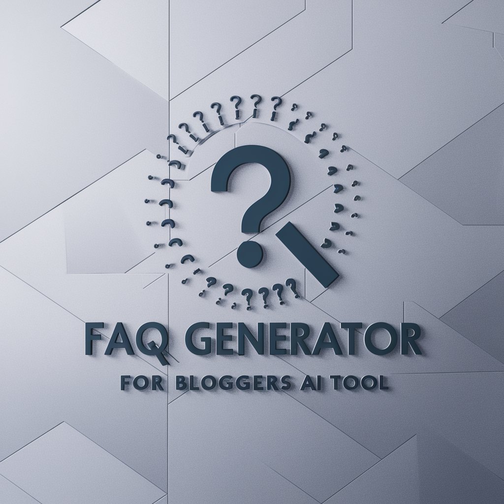 FAQ Generator for Bloggers in GPT Store