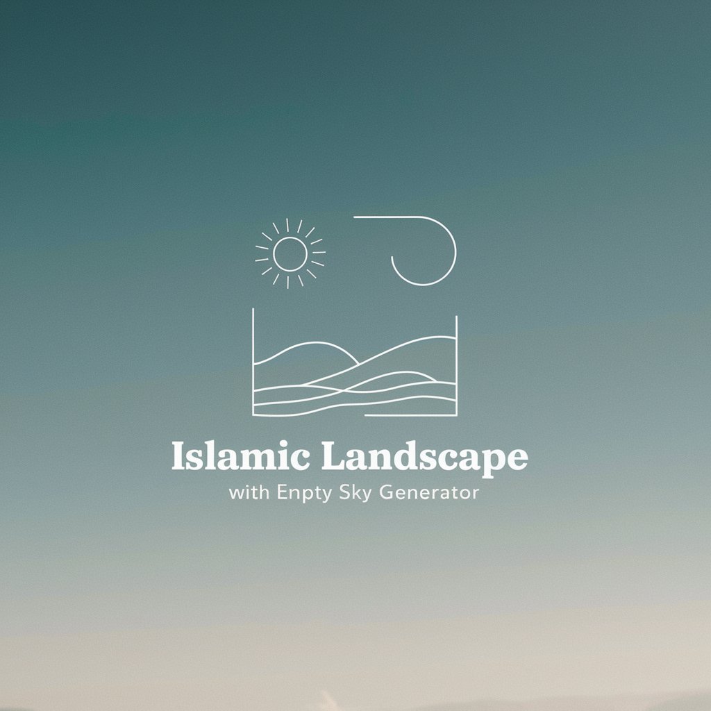 Islamic Landscape with Empty Sky Generator in GPT Store
