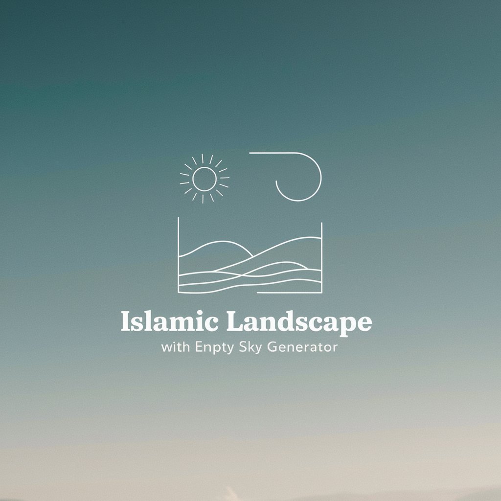 Islamic Landscape with Empty Sky Generator