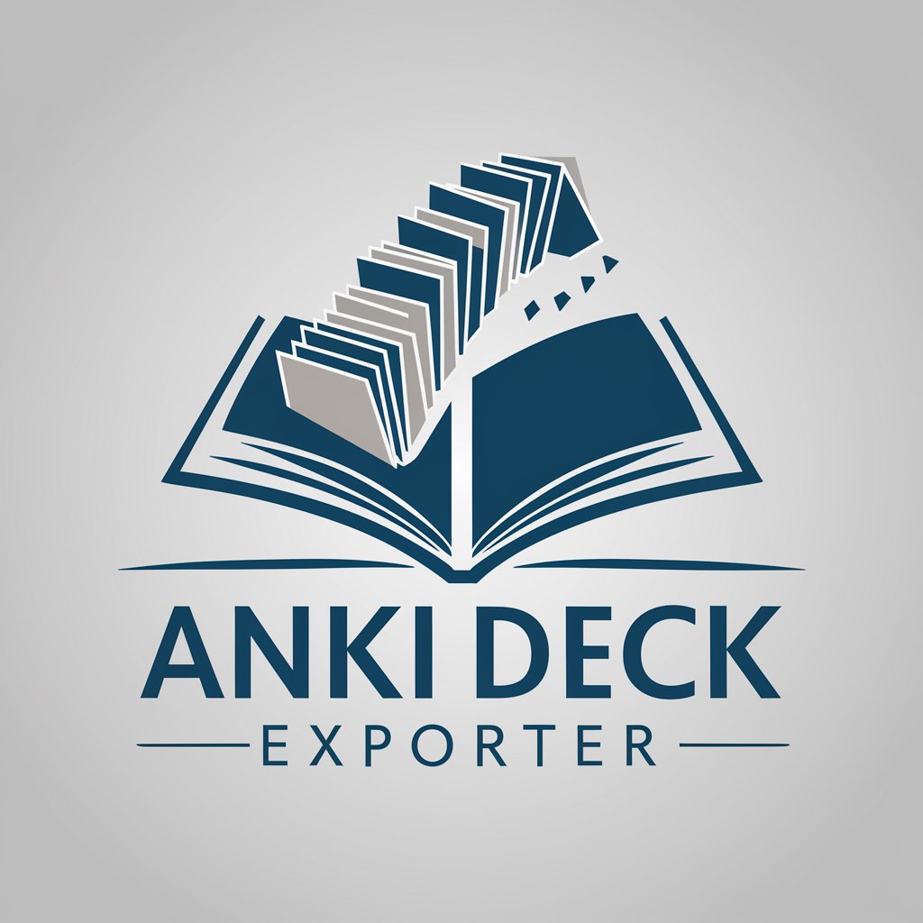 Anki Deck Exporter