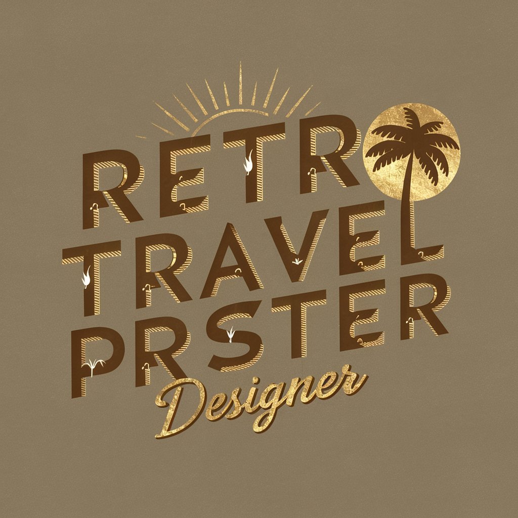 Retro Travel Poster Designer