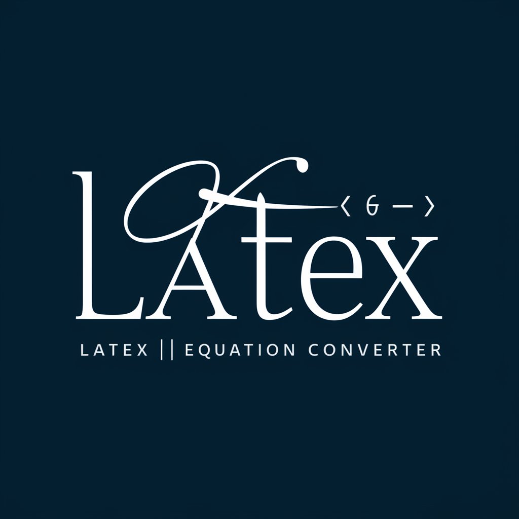 LaTeX |  Equation Converter