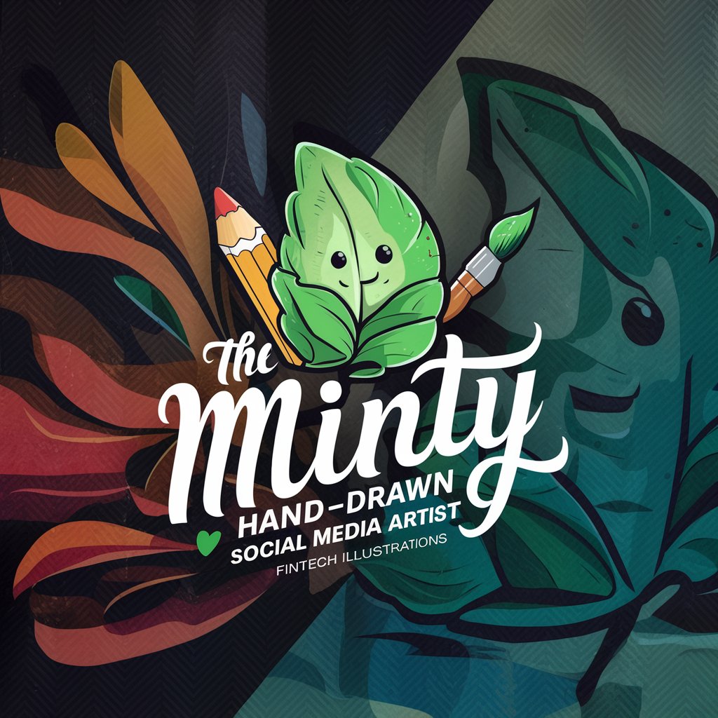 The Minty Hand-Drawn Social Media Artist