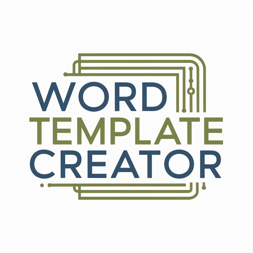 Word Template Creator in GPT Store