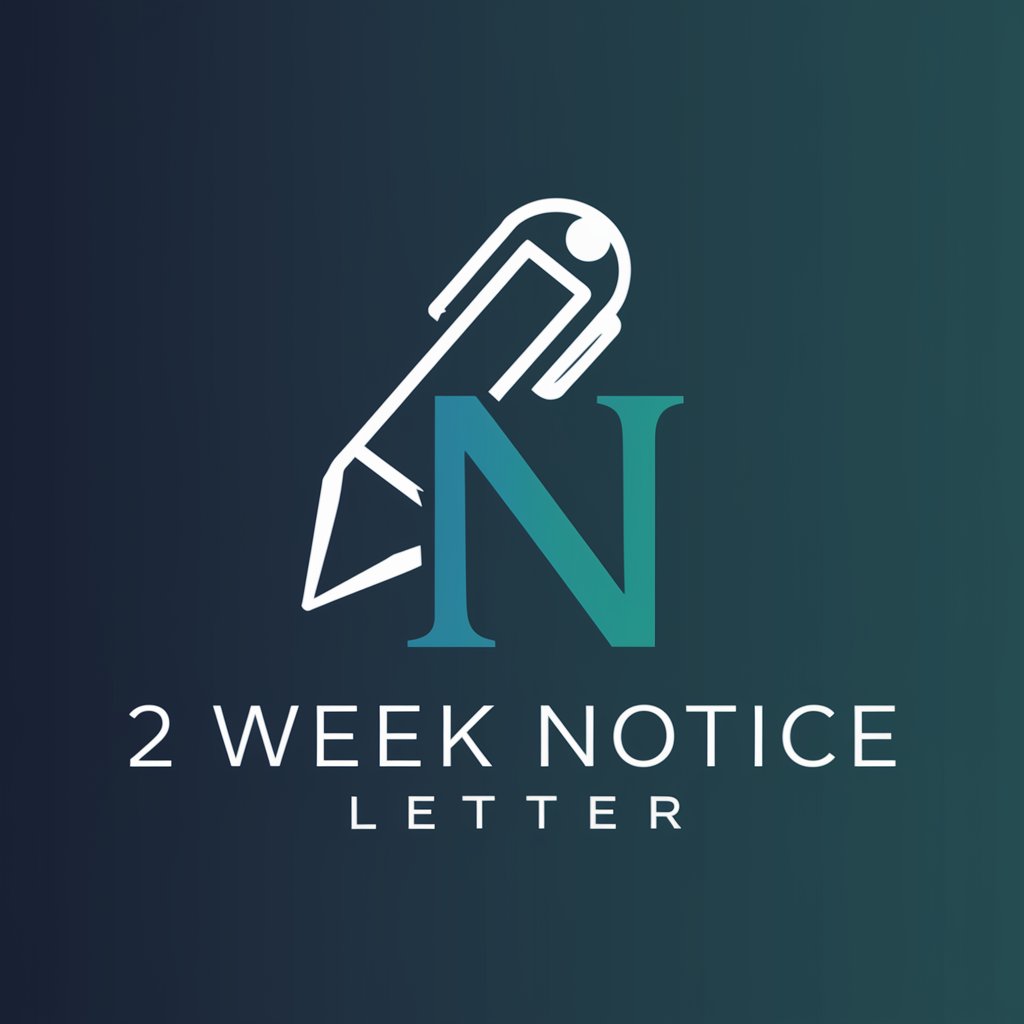 2 Week Notice Letter