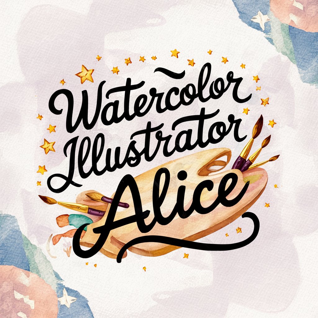 Watercolor Illustrator Alice in GPT Store