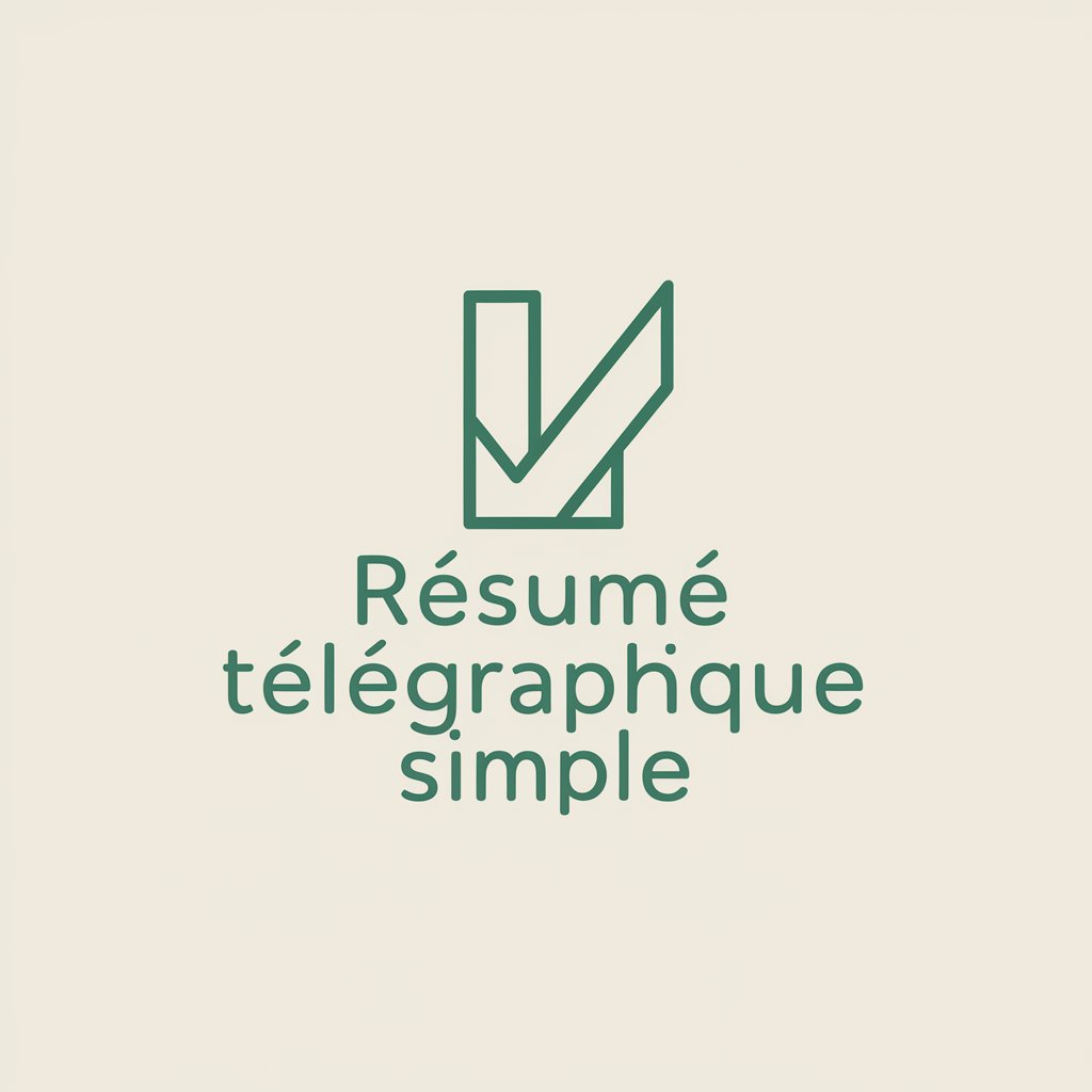 Résumé Télégraphique Simple