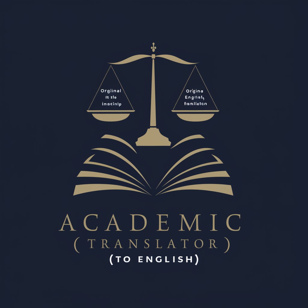 Academic Translator (to English) in GPT Store