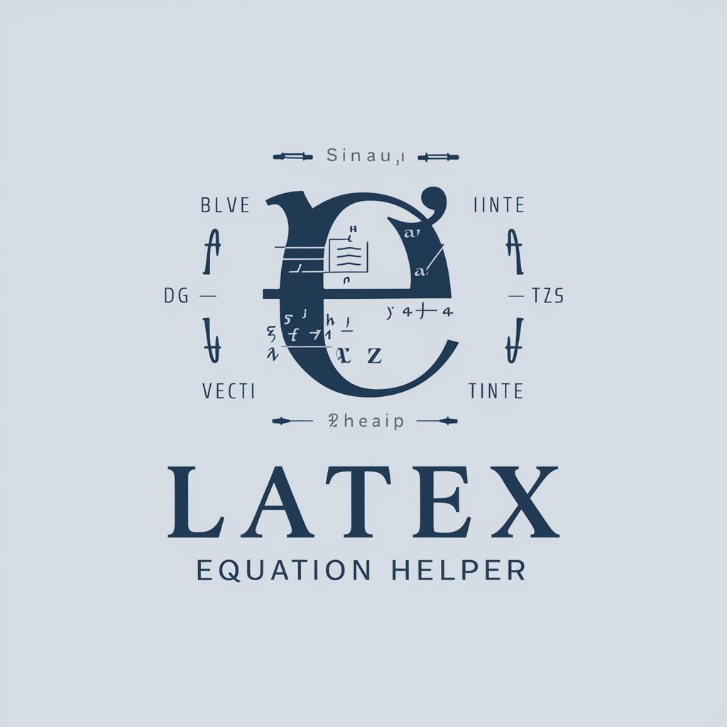 Text to LaTeX converter.