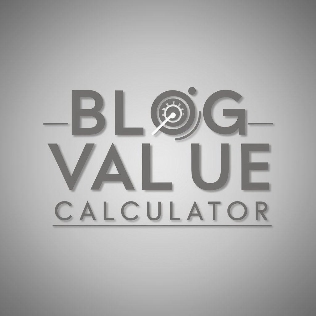 Blog Value Calculator
