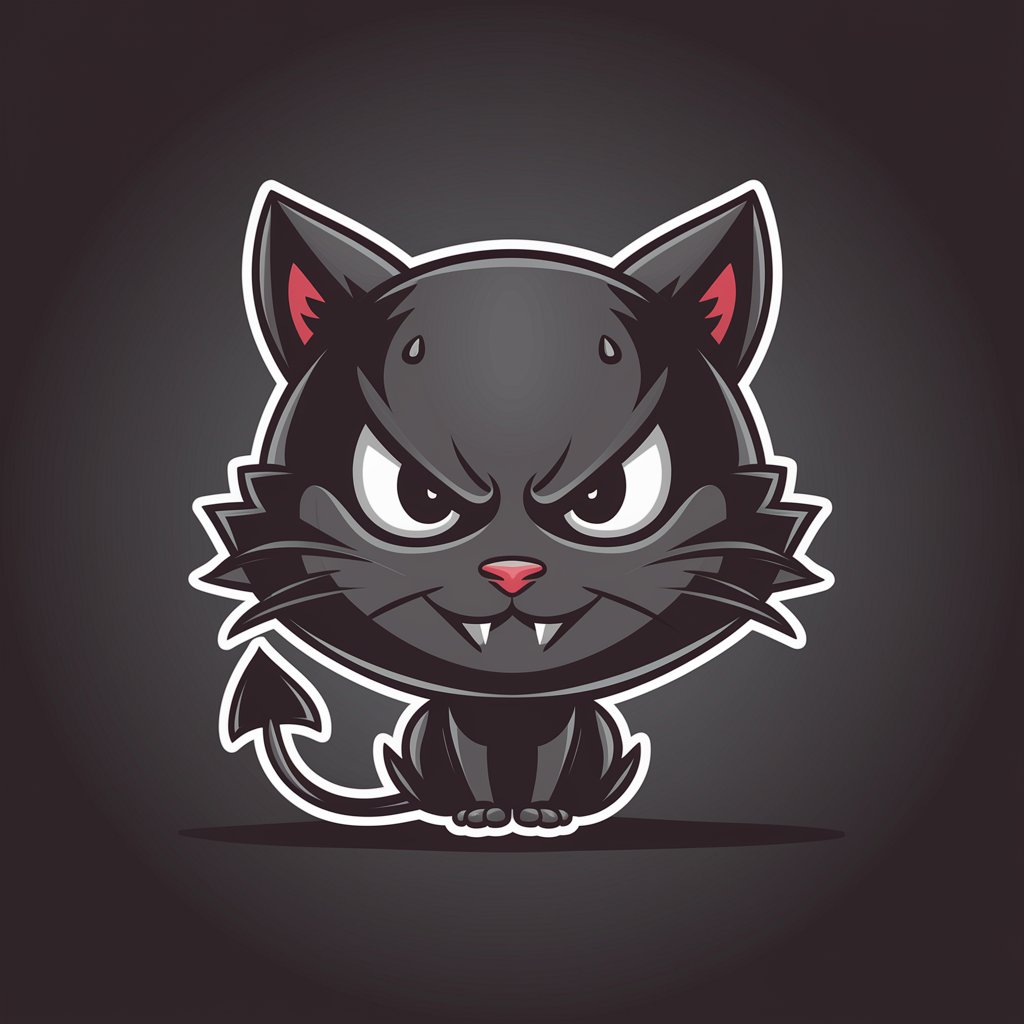 Evil Black Cat