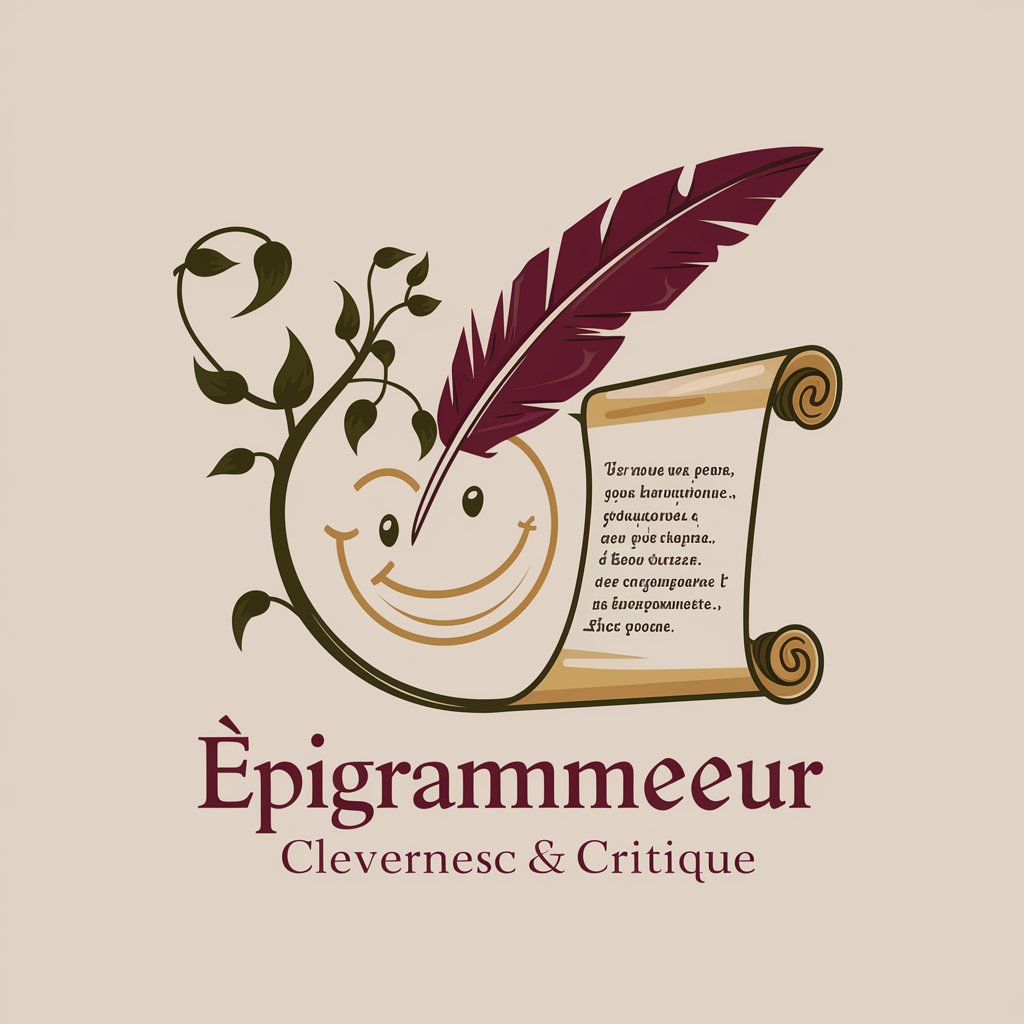Épigrammeur ✍️ in GPT Store
