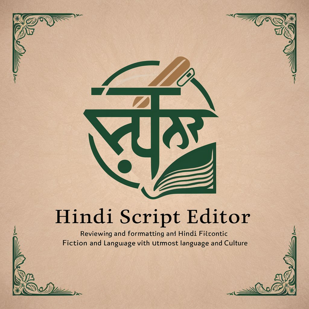 Hindi Script Editor in GPT Store