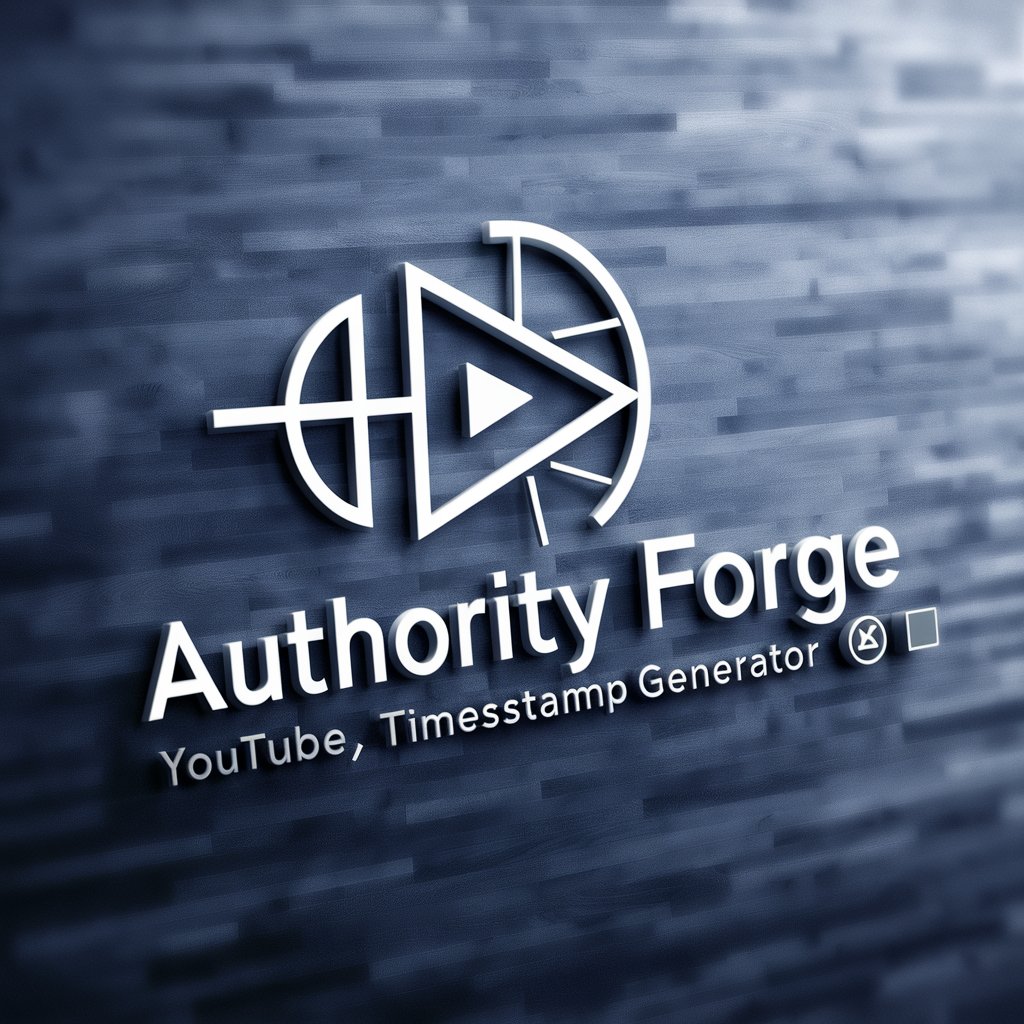 Authority Forge | You Tube Timestamp Generator 🎥 in GPT Store