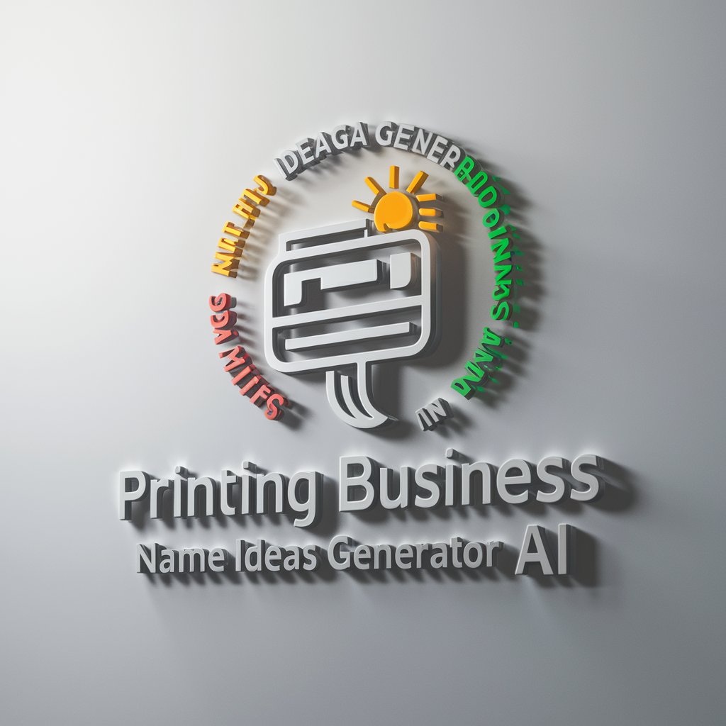 Printing Business Name Ideas Generator in GPT Store