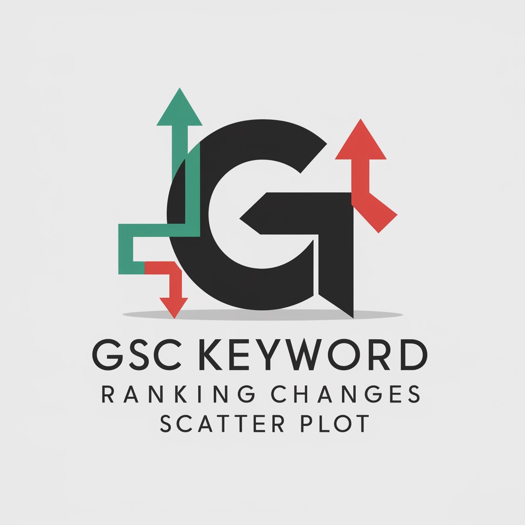 GSC Keyword Ranking Changes Scatter Plot