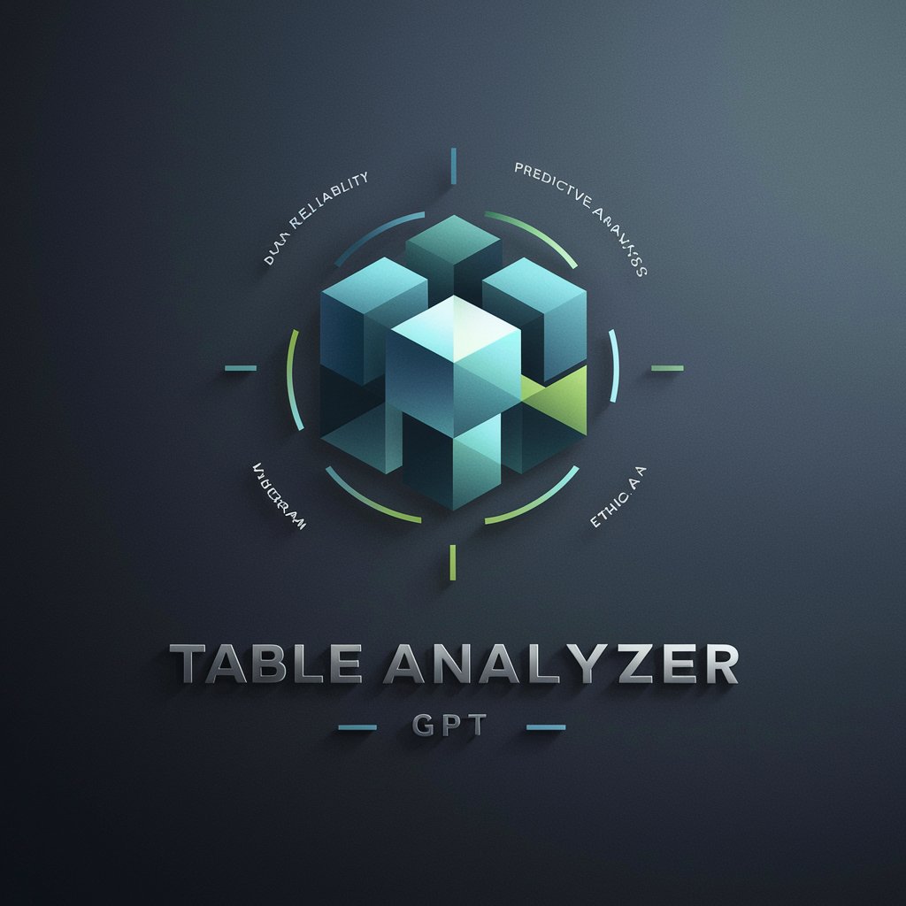 Table Analyzer in GPT Store