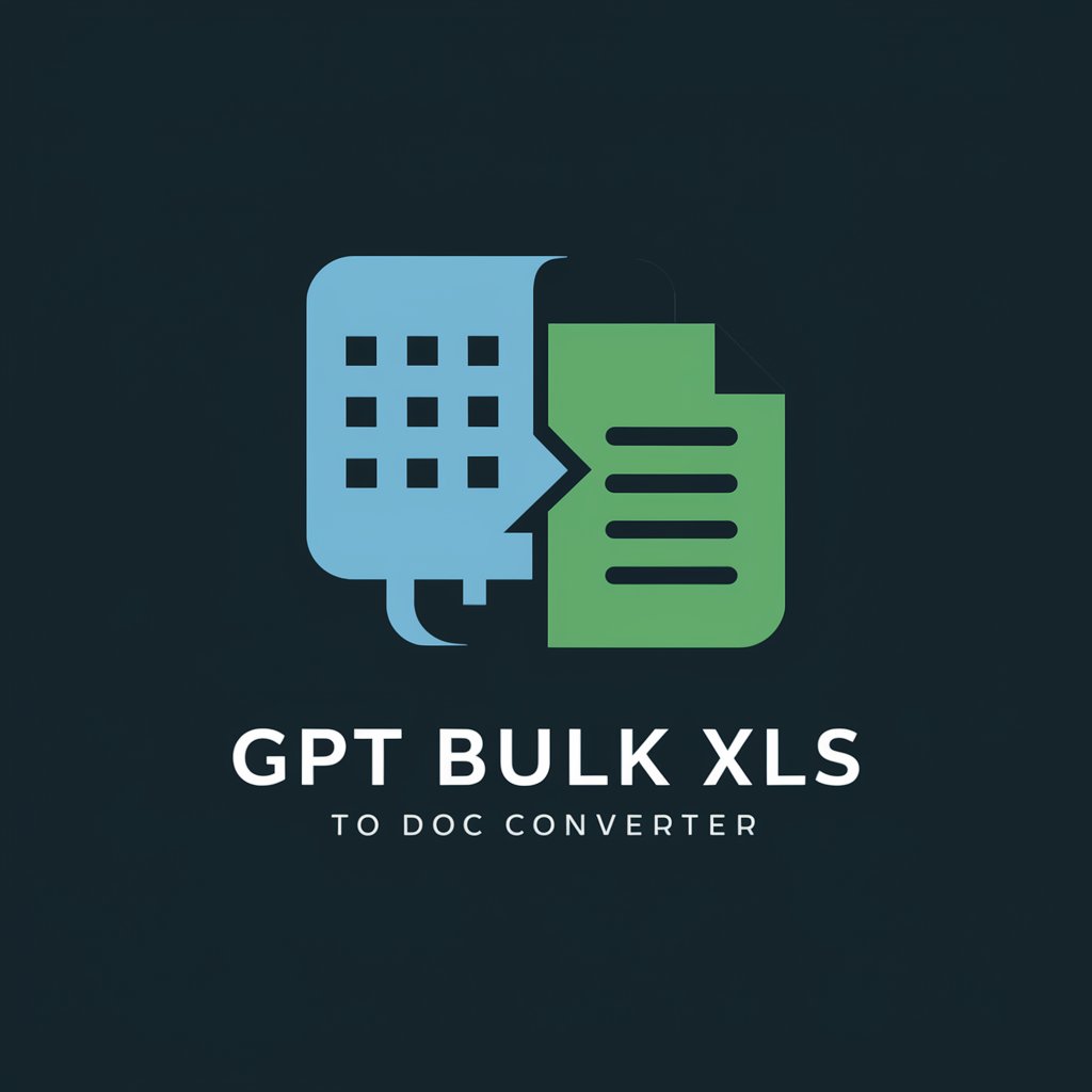 GPT Bulk XLS to Doc Converter