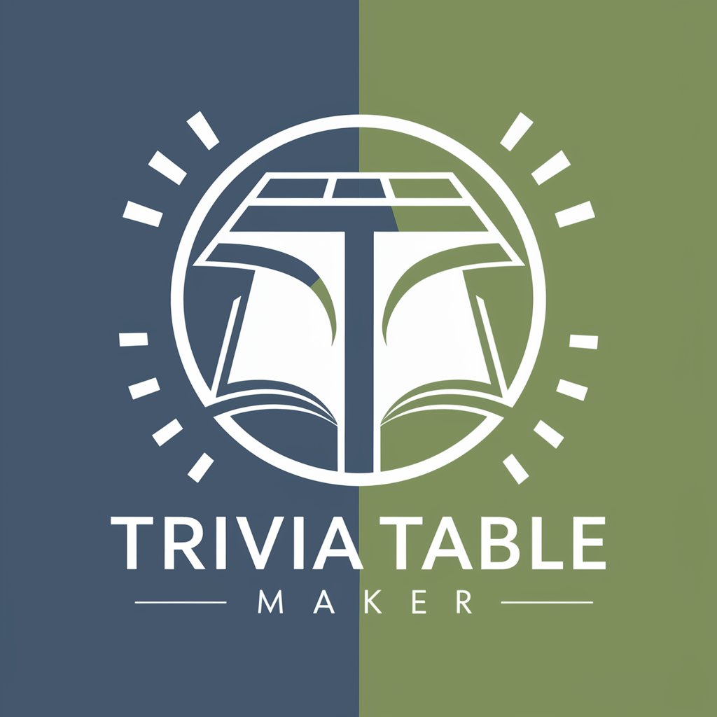 Trivia Table Maker