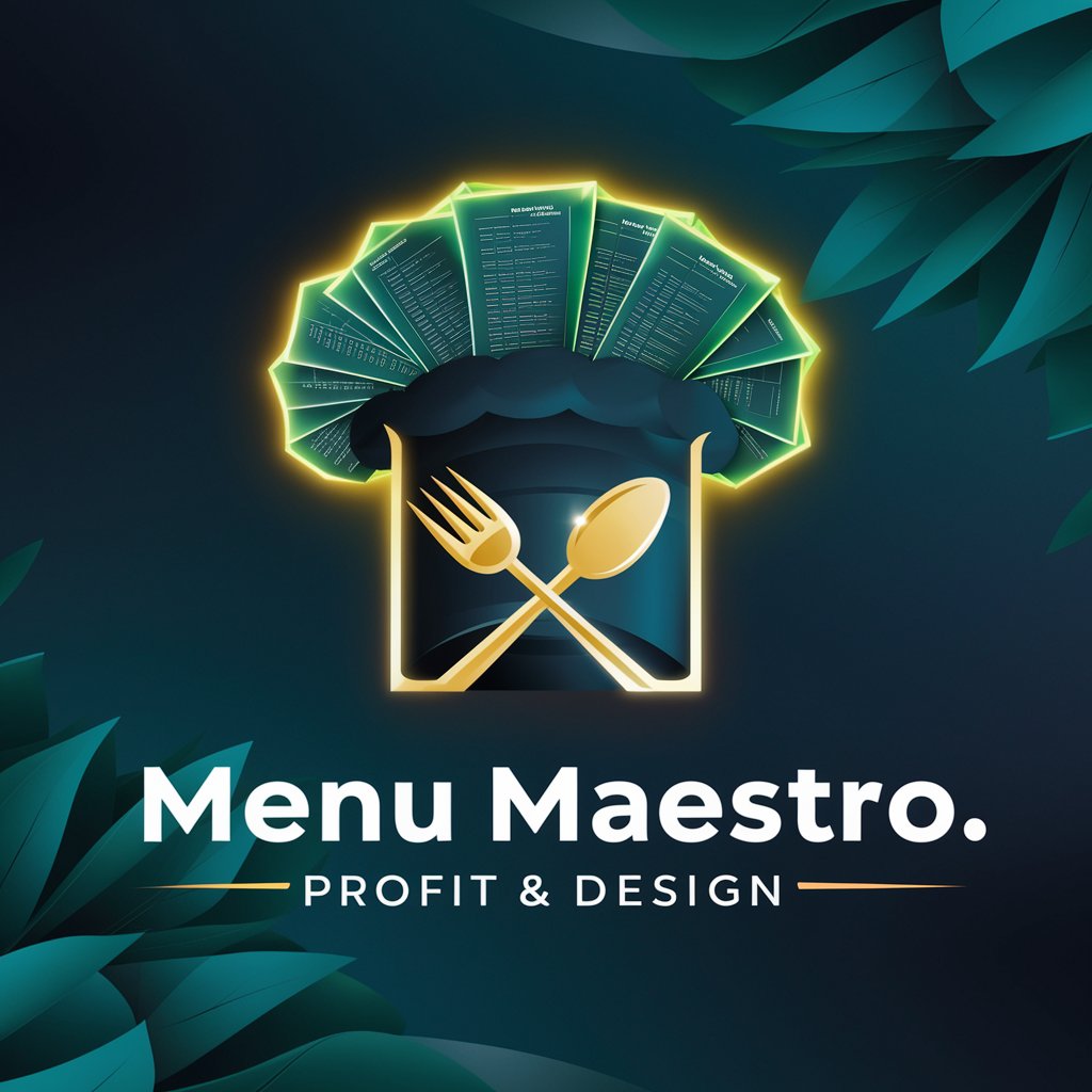 🍽️ Menu Maestro: Profit & Design 🎨