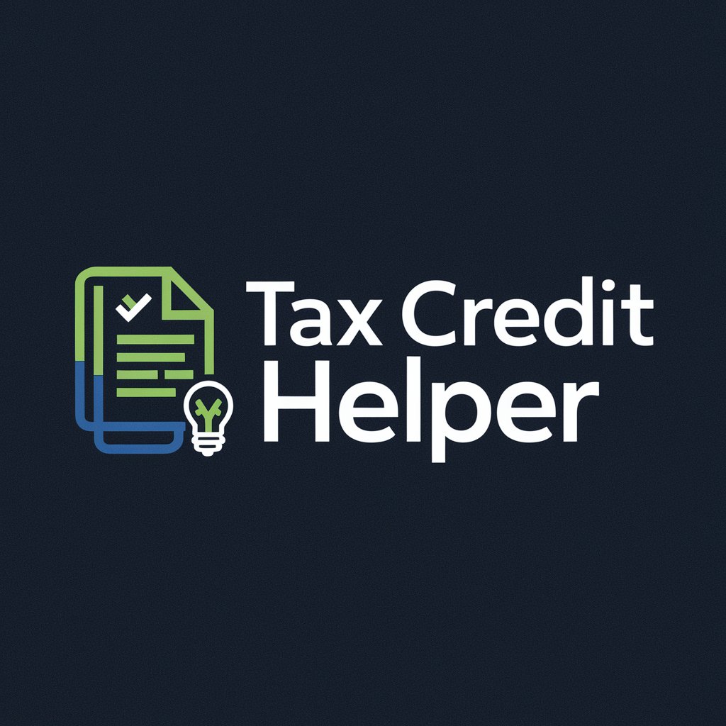 Tax Credit Helper in GPT Store