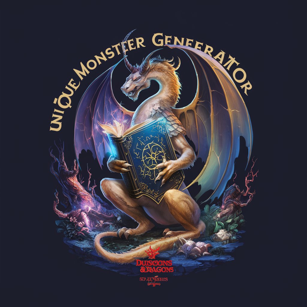 Unique Monster Generator in GPT Store