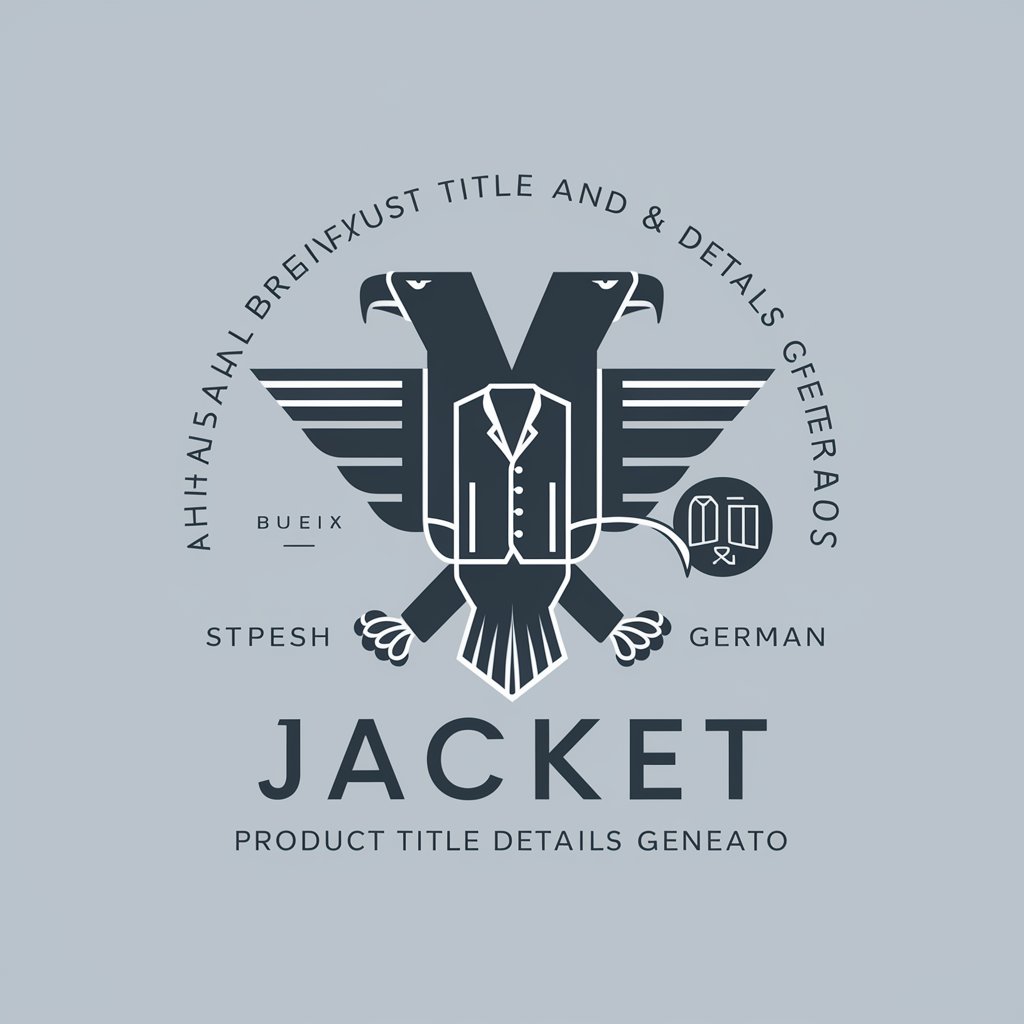 Jacket Titles and Details Bilingual Generator