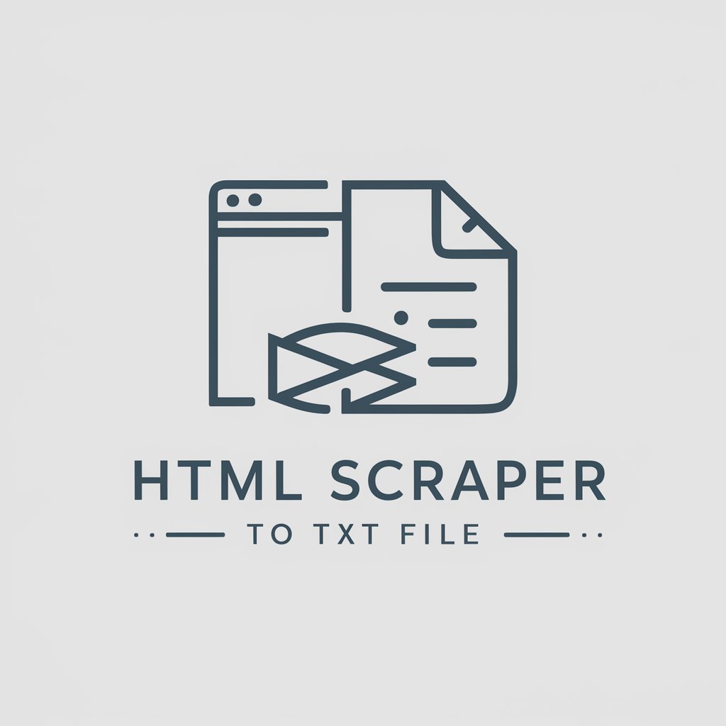 HTML Scraper to TXT File