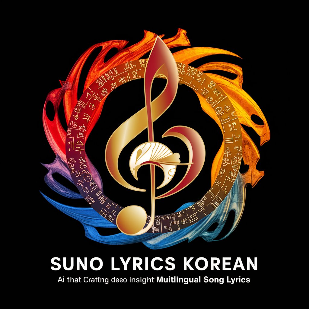 suno Lyrics korean 노래 가사 작성 in GPT Store