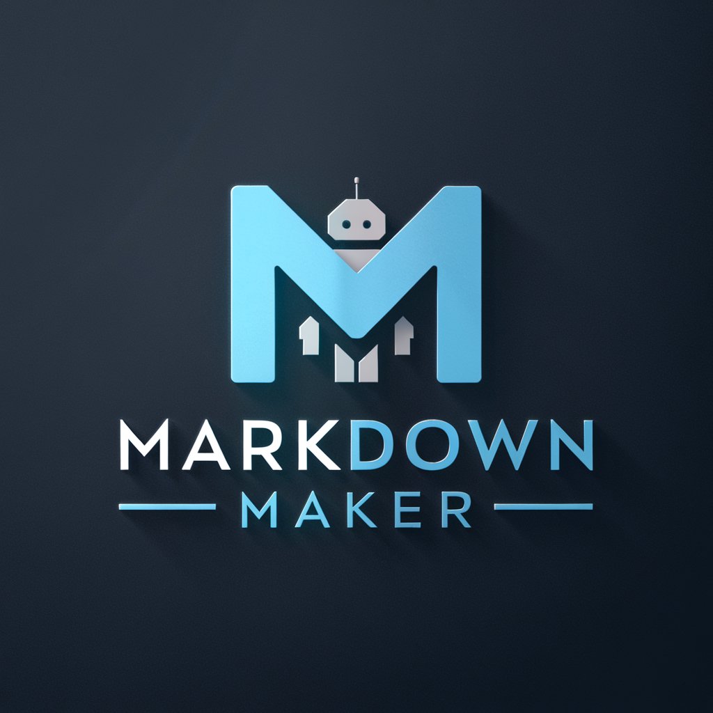 Markdown Maker in GPT Store