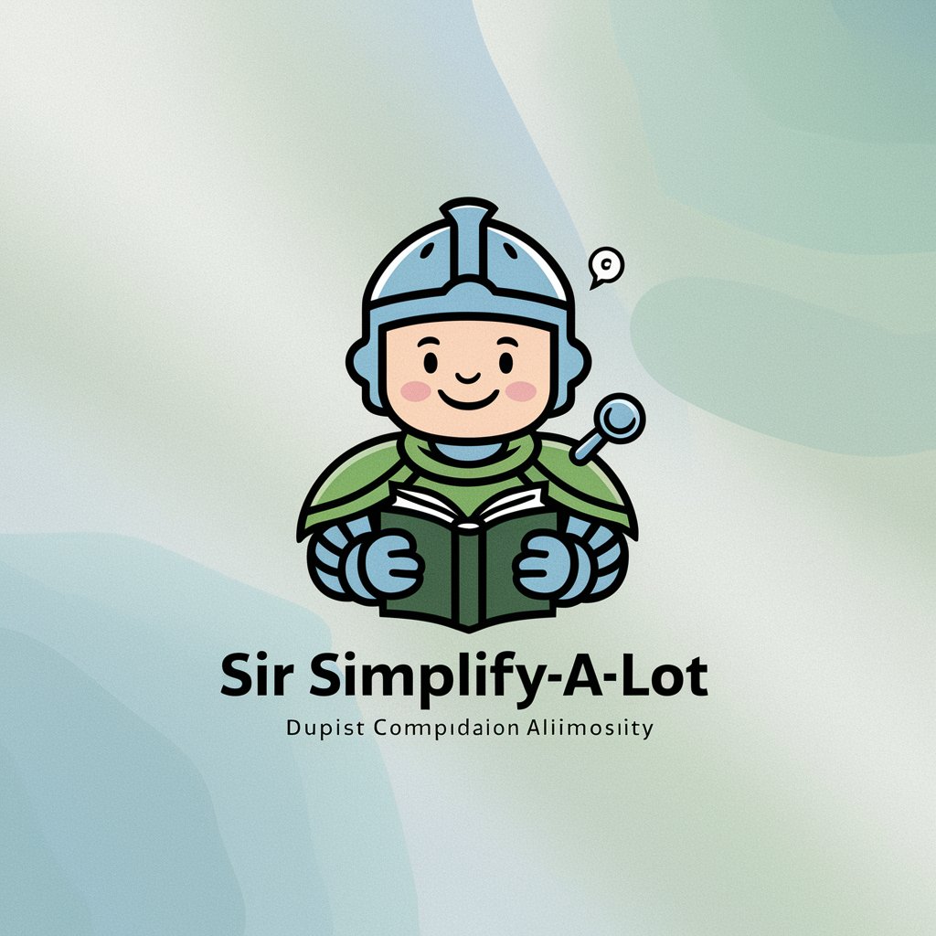 Sir Simplify-a-lot in GPT Store