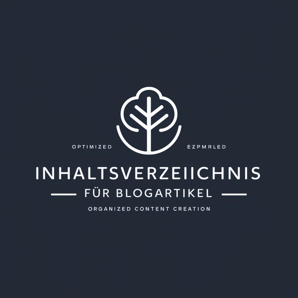 Inhaltsverzeichnis für Blogartikel