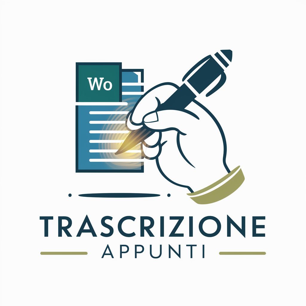 Trascrizione Appunti