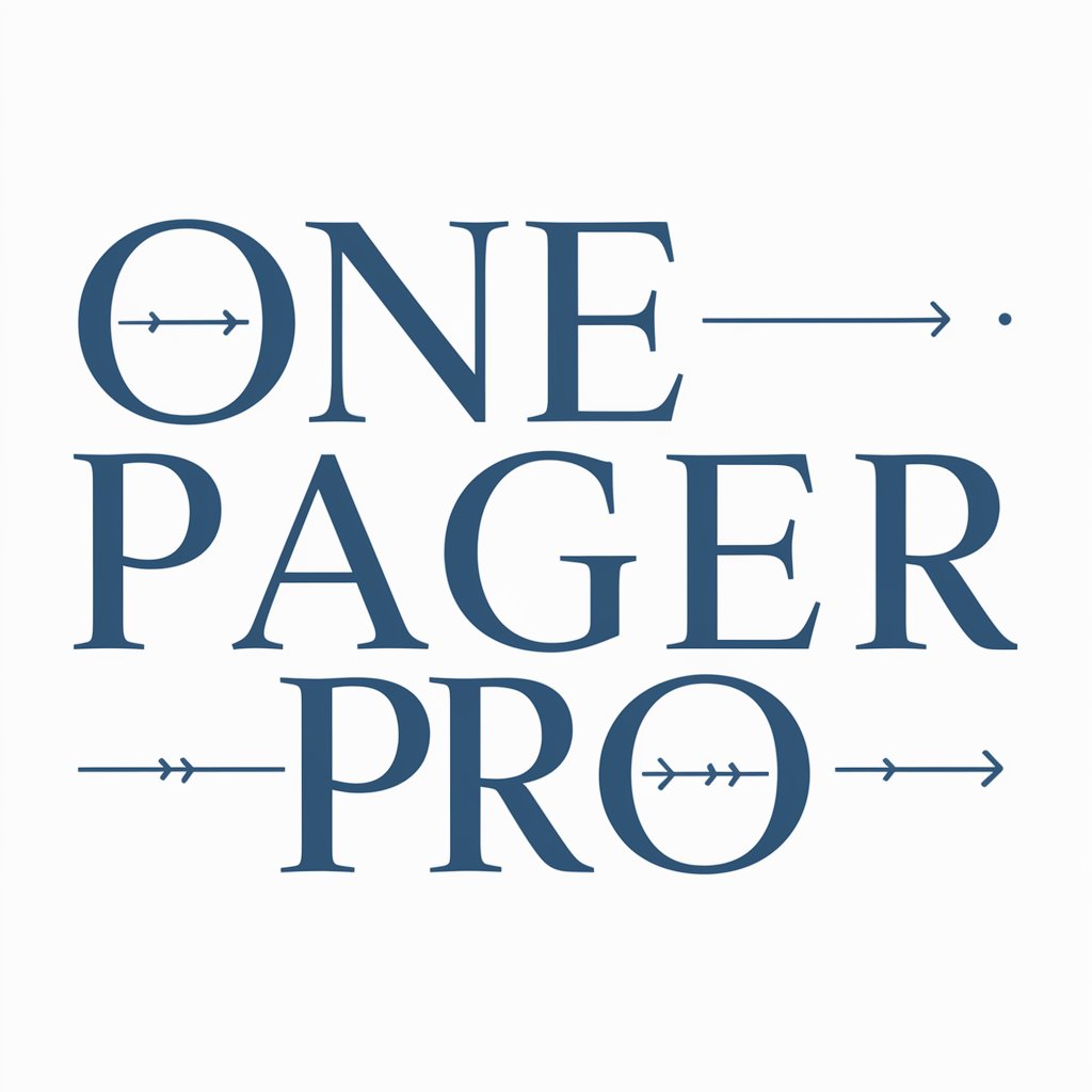 One Pager Pro