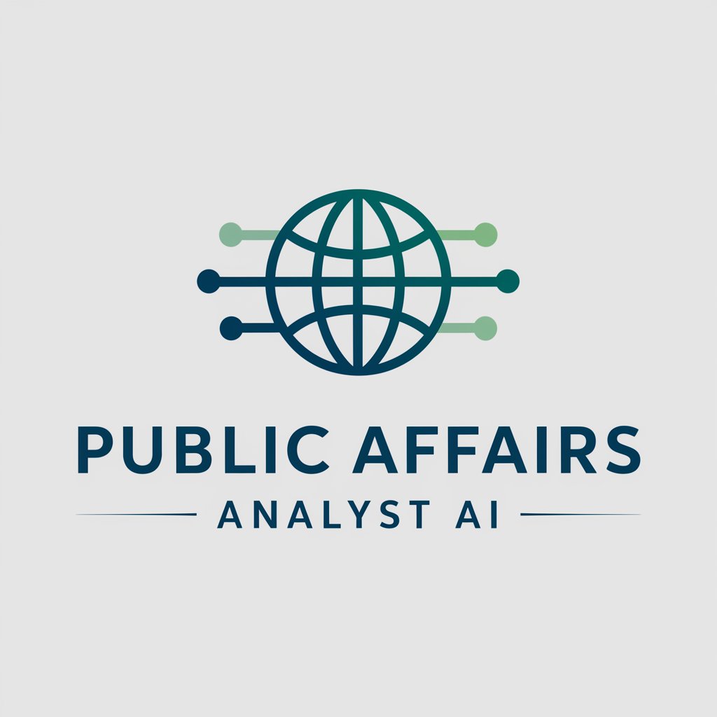 Public Affairs Analyst in GPT Store