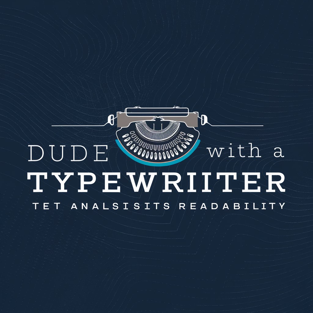 Dude with a Typewriter