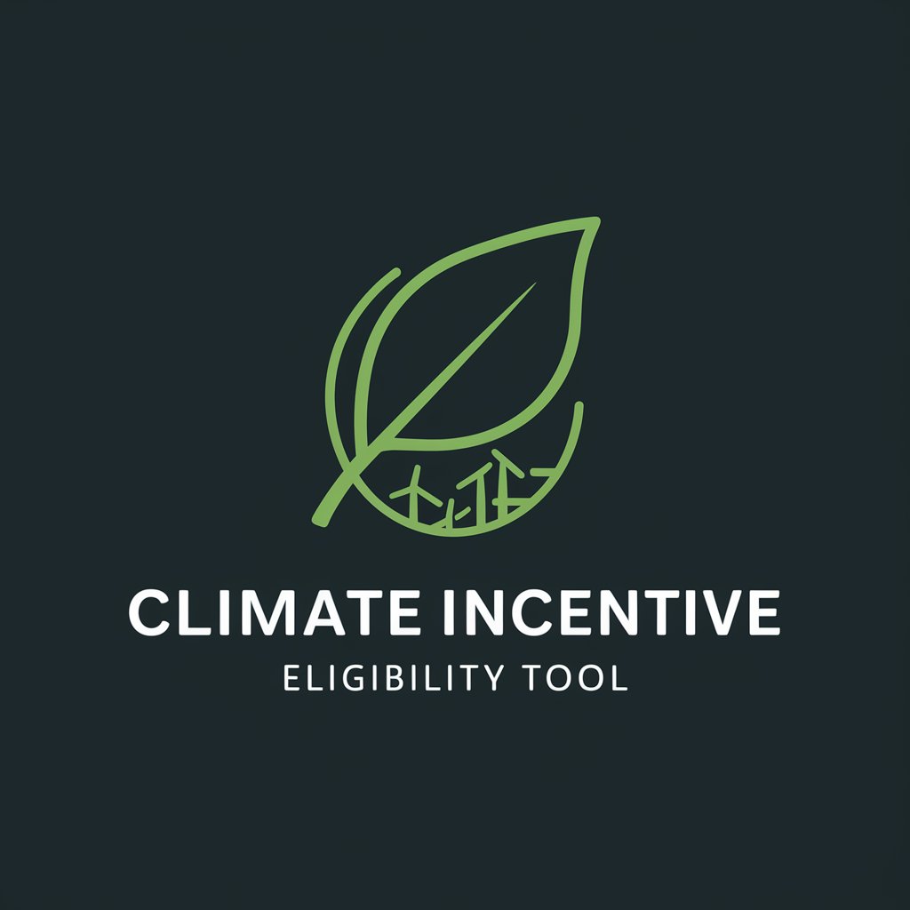 Climate Incentive Eligibility Tool