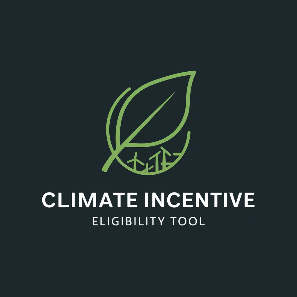 Climate Incentive Eligibility Tool in GPT Store