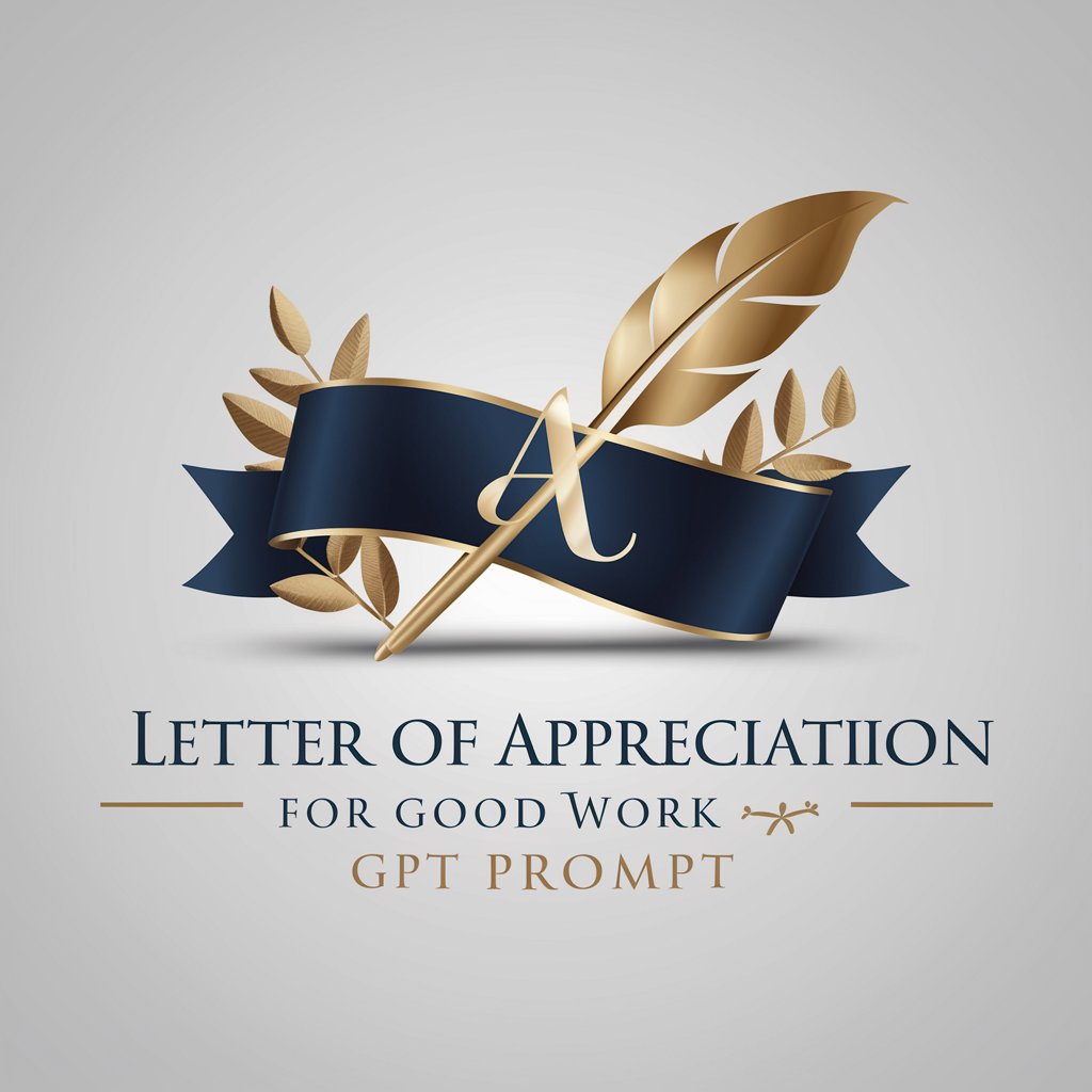 Letter of Appreciation for Good Work GPT Prompt