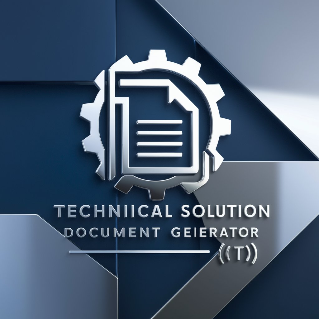 Technical Solution Document Generator (IT) in GPT Store